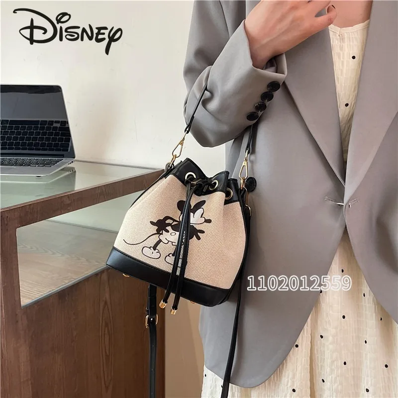 Disney-Sac à main de dessin animé pour femme, Carillon, Cartoon, Mignon, Grande capacité, Haute qualité, Mode, Nouveau