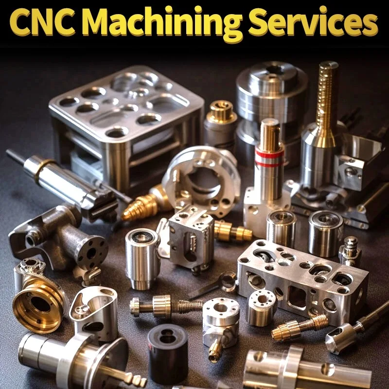 

CNC Machining Parts Custom CNC Service Metal Aluminum Steel Copper Titanium Plastics PEEK POM ABS PMMA Nylon Milling Turning