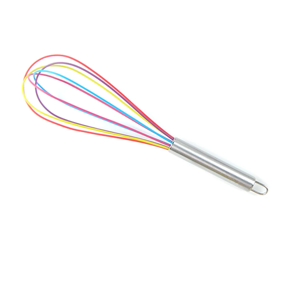 Description Picture 5 of itemKitchen Premium Silicone Whisk With Heat Resistant Non-Stick Silicone Whisk Cook Kitchen Accessories Gadgets Egg Beater Baking