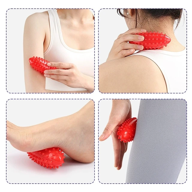 Spike Pulse Therapy Body Massager Roller Foot Arch Acupoint Plantar Fasciitis Pain Relief Slimming Arm Leg Massage Ball 6