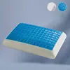 60X40/50X30CM Gel Memory Foam Pillow Cool Neck Pillow with Removable Washable Cover Deep Sleep Slow-Rebound Orthopedic Cushion 1