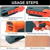 Electric Staple Guns Cordless Upholstery Stapler Guns for Wood Rechargeable Nailer Staple Nails Staple Remover 3