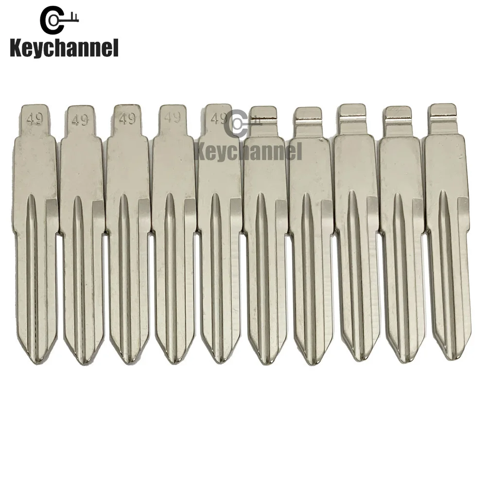 Car Remote Key HU46 Universal Car Key Blade YM28 KD Key Blank for Opel Vauxhall Corsa Astra Vectra Signum for Xhorse VVDI KD Remote 68# 10PCS