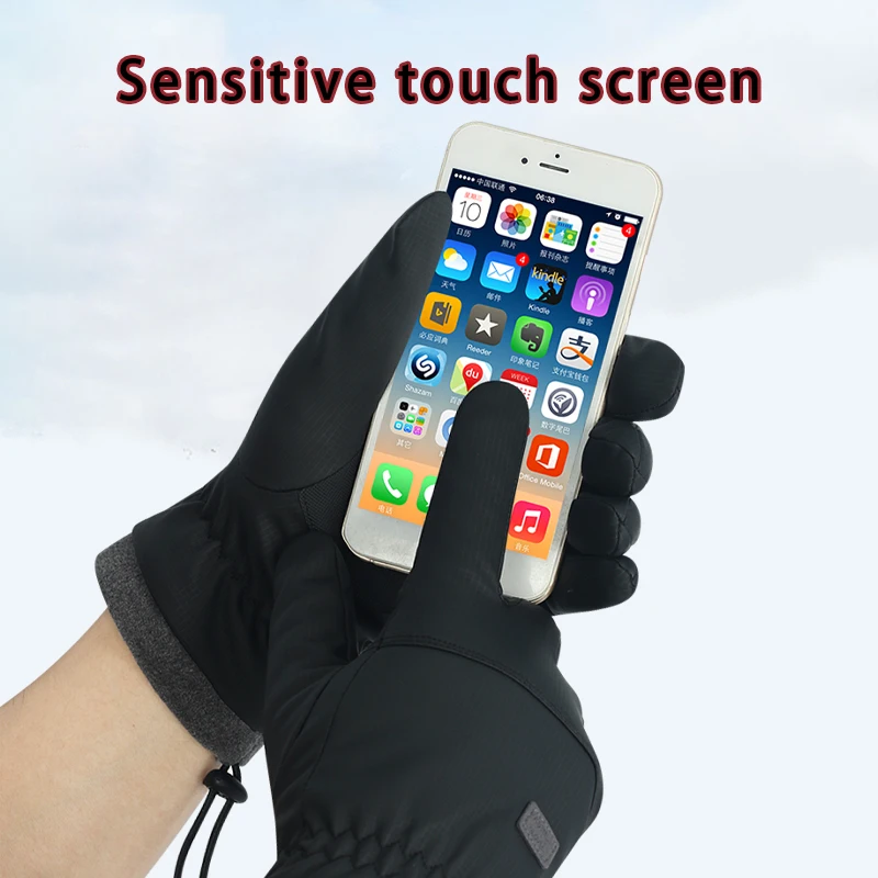 Winter Cycling Gloves for Men Women Warm Biking Glove for Riding Bicycle Gloves Waterproof Touchscreen Accessories 3