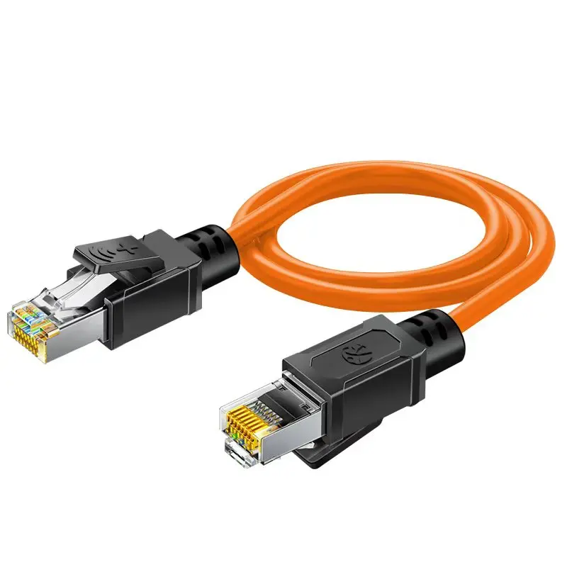Enhanced Industrial Ethernet Cable - Short Cat6a SFTP, Nylon, 10Gbps Rated, Oil-Resistant for Railway and Factory Automation Applications