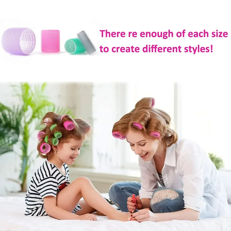 Hair Rollers Set Big Hair Rollers Heatless Hair Roller Long Curler hair styling tool,hair curling tools