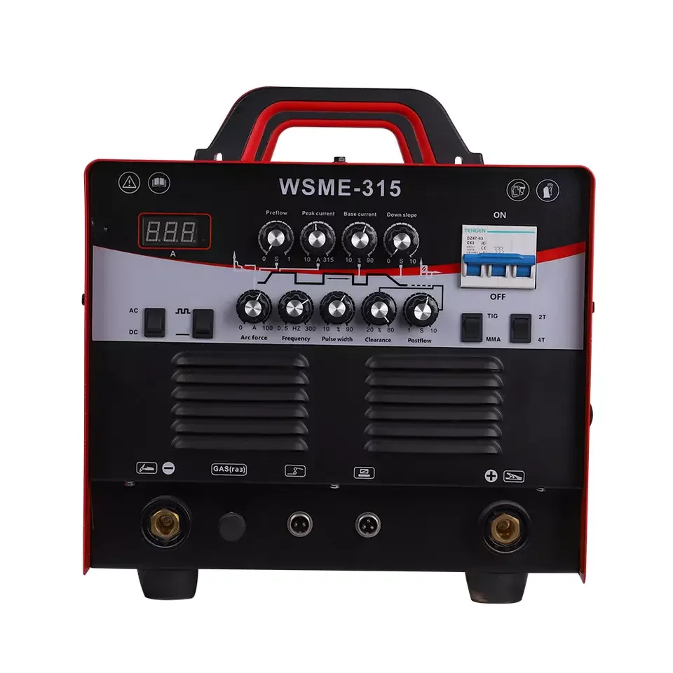 EDON TIG250P 펄스 AC DC 전문 아르곤 용접 알루미늄 TIG 용접기