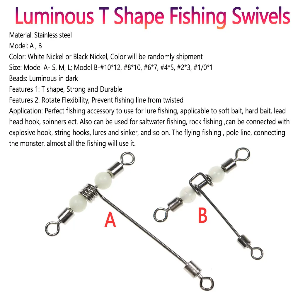 beads t swivels fishing
