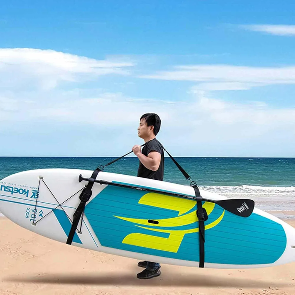 Cinghia Di Trasporto Per Tavola Da Surf E SUP - Regolabile Con Imbottitura Spalla | ZeYou - Foto 12