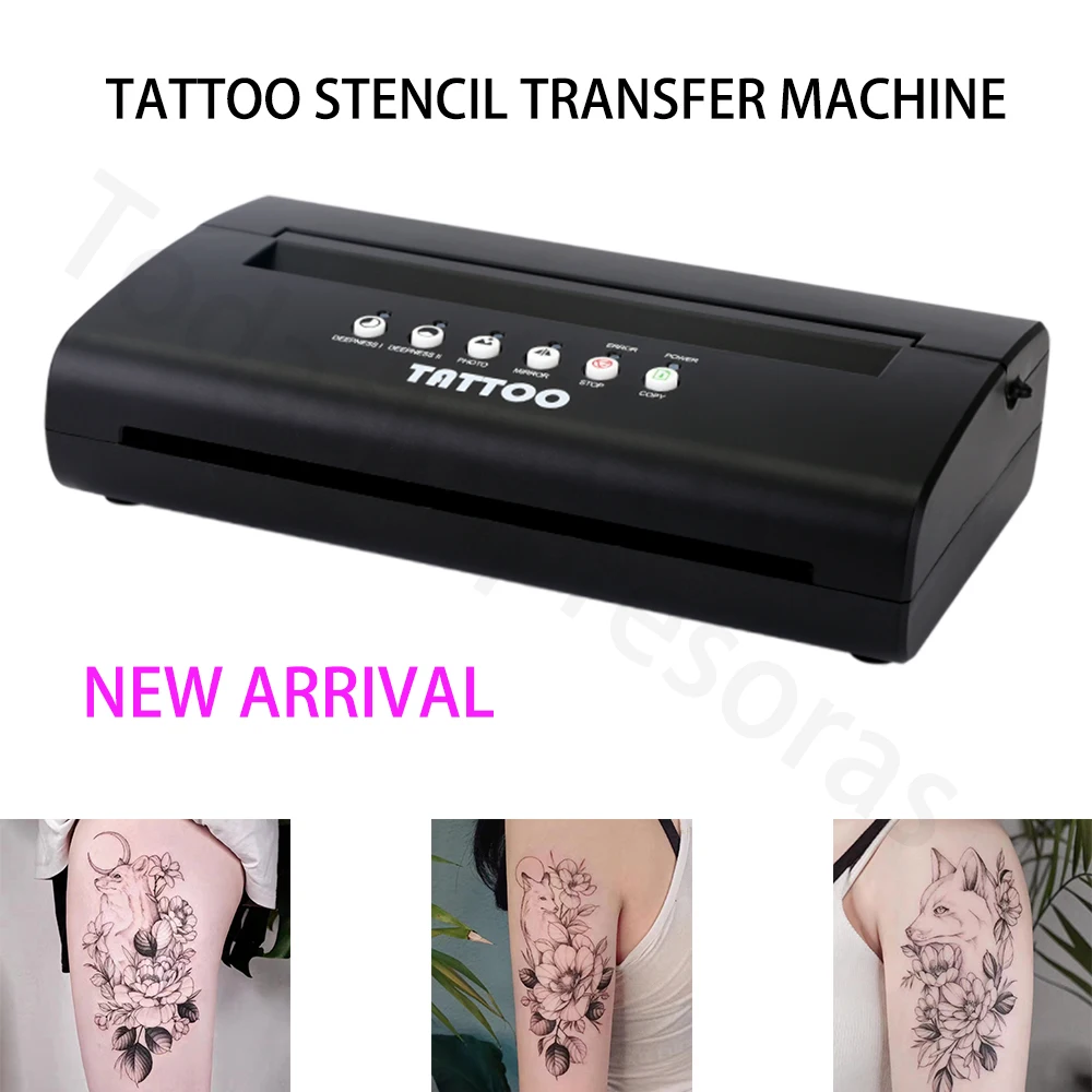termocopiadora tattoo impresora termica tatuajes Máquina de transferencia  de plantillas de Tatuaje profesional, copiadora térmica de Flash