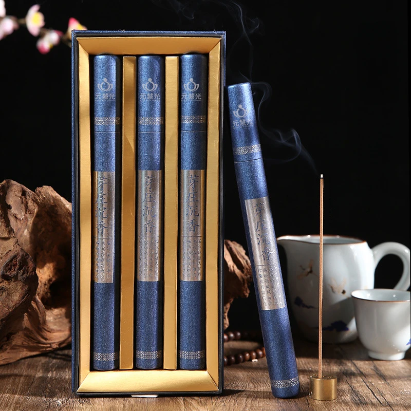 

Nha Trang Agarwood Gift Box Home Indoor Temple Buddhist Hall Study Office Purification Soothing Zen Meditation Buddha Incense