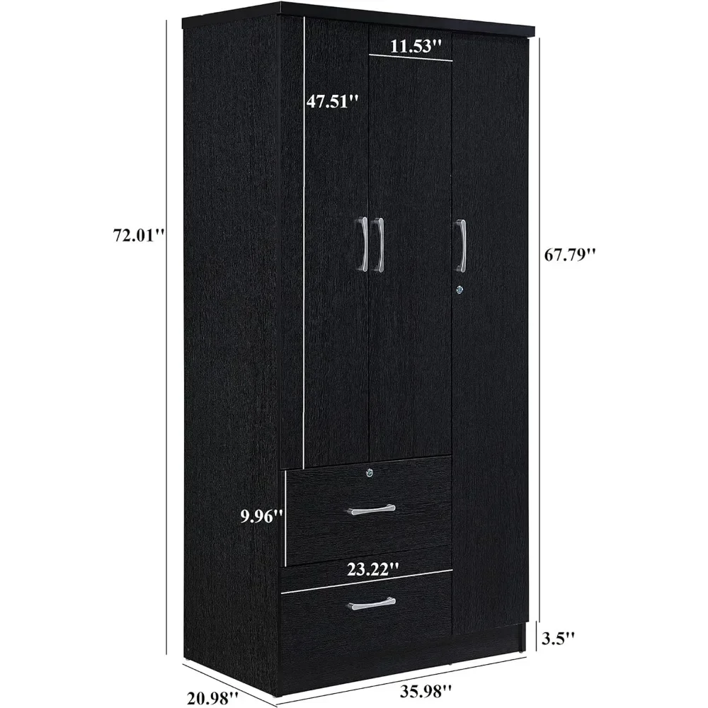 Closets To Store Clothes Closet for Room Highland Oak Finish Miscellaneous Storage Pantry Cabinets Bedroom Furniture Locker Home 3