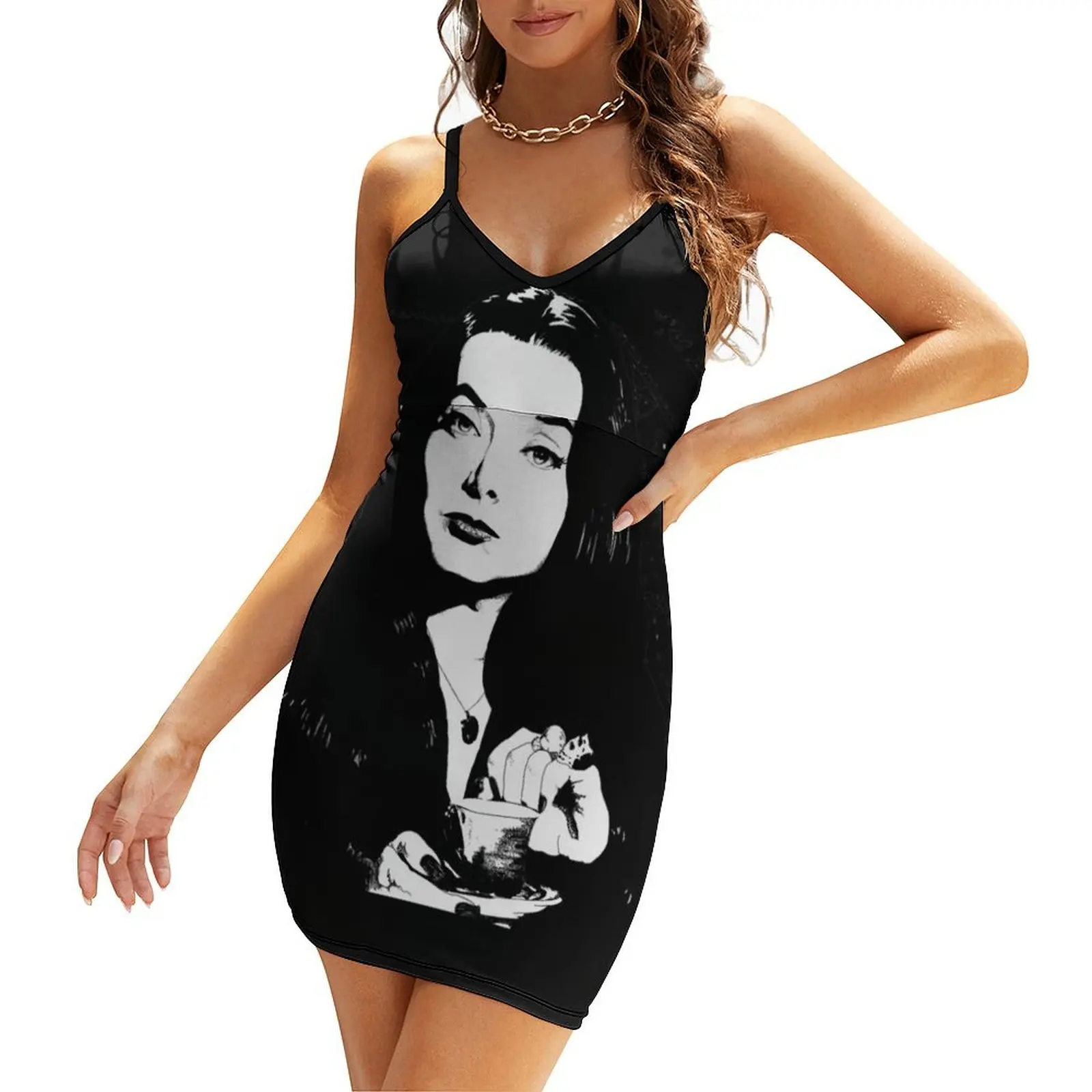 

Morticia Addams Sling Dress dress women summer 2024 dress women summer Women's summer