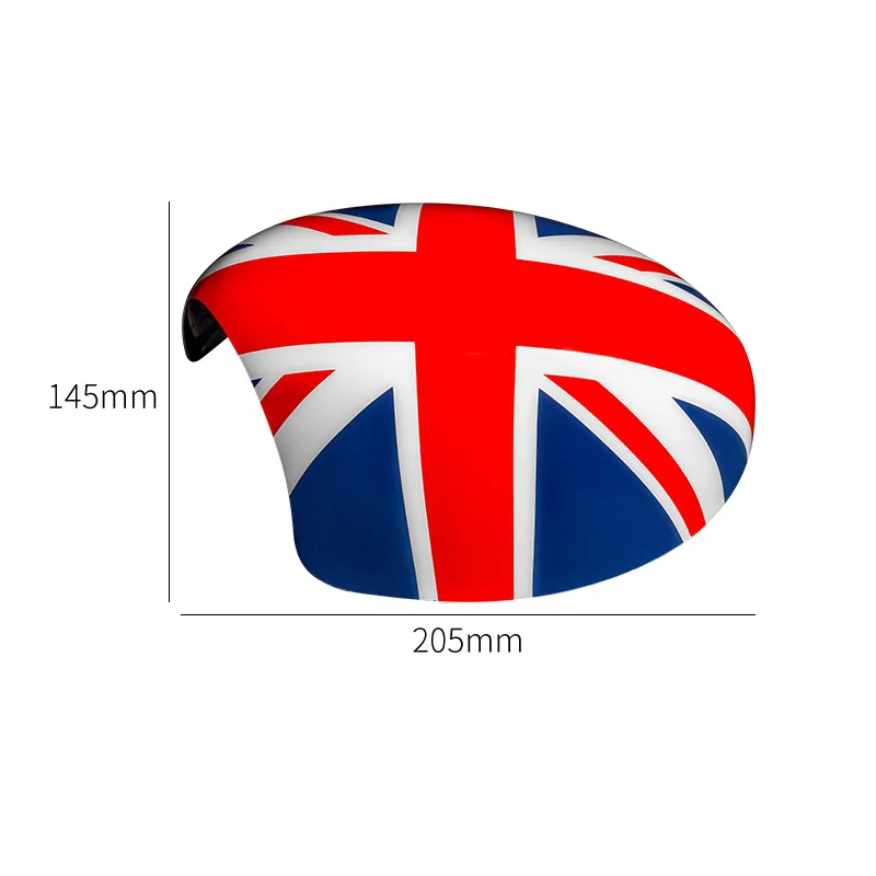 Red Blue Union Jack UK Flag 3D Steering Wheel Decal Sticker For 2014 2