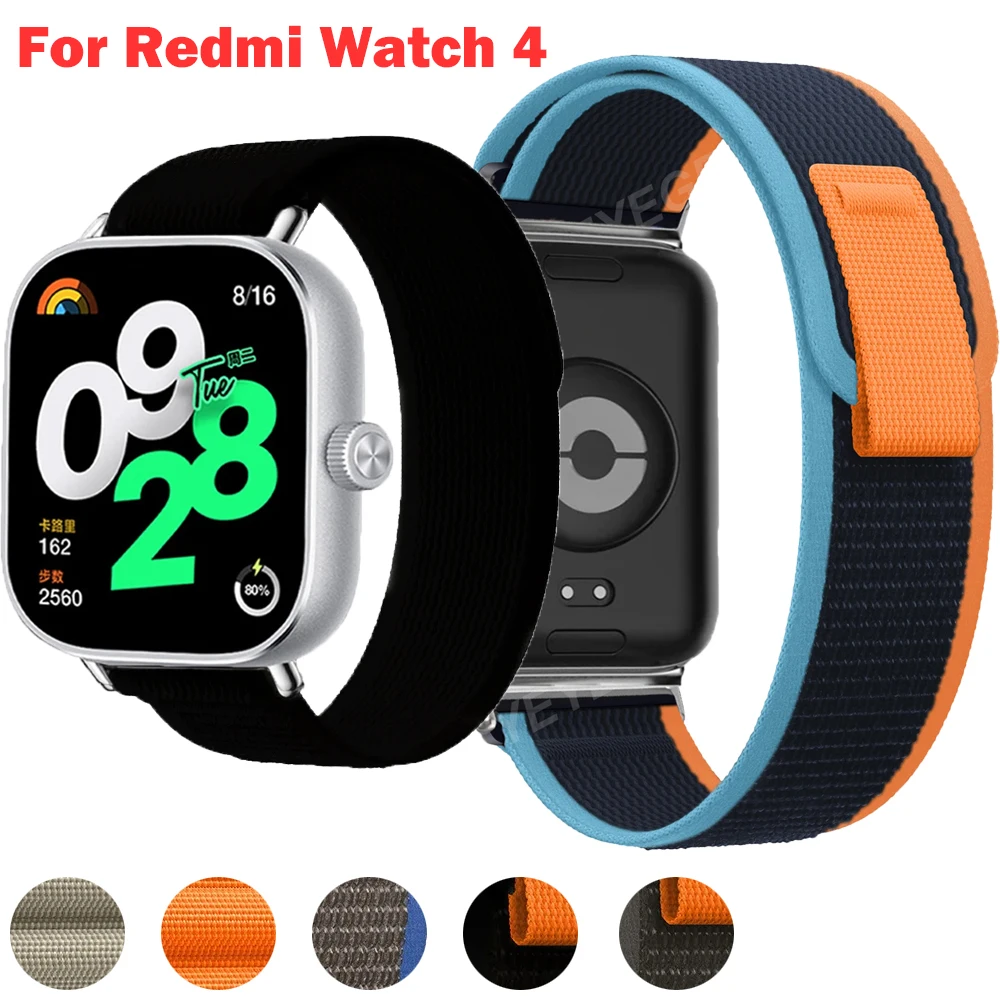 Colorful Nylon Loop Band - Breathable Sport Wristband Bracelet, Replaceable Watch Strap
