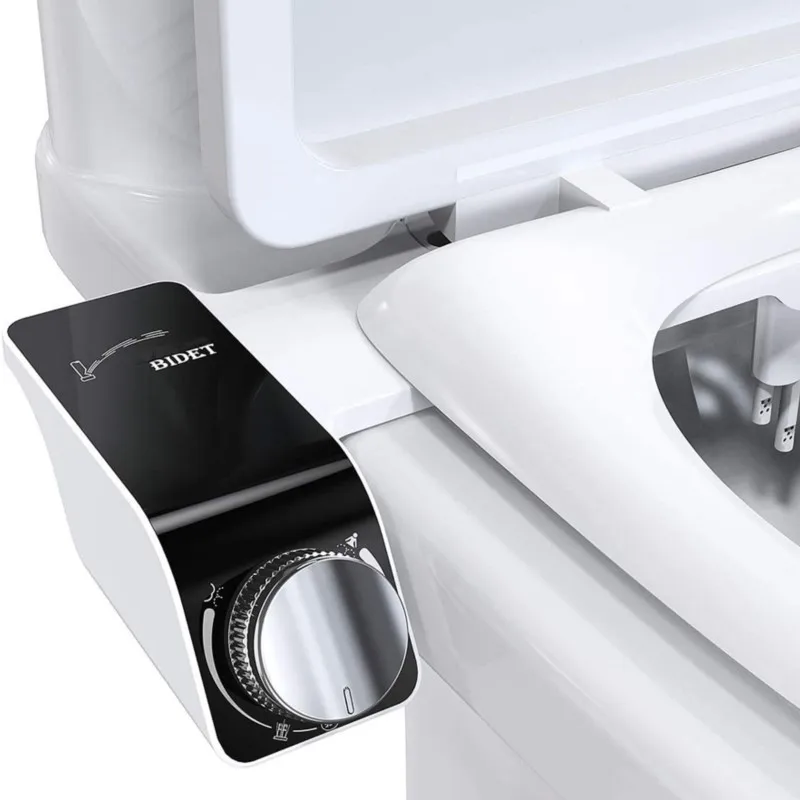 

Bathroom Toilet Bidet Hot And Cold Double Nozzle Spiral Adjustable Water Pressure Non-Electric Sprayer Women Self-Cleaning