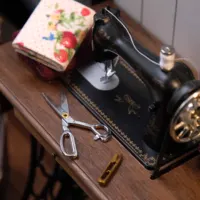 1/6  bjdob11gscblythe doll house mini model Sewing machine accessories cutting tools sewing scissors/three-piece set 1