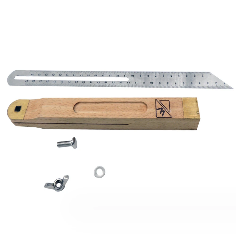 Craftsman Sliding T Bevel Square Gauge Protractor Angle Transfer Tool For Accurate Angles With Wooden Handle Level Marking Gauge