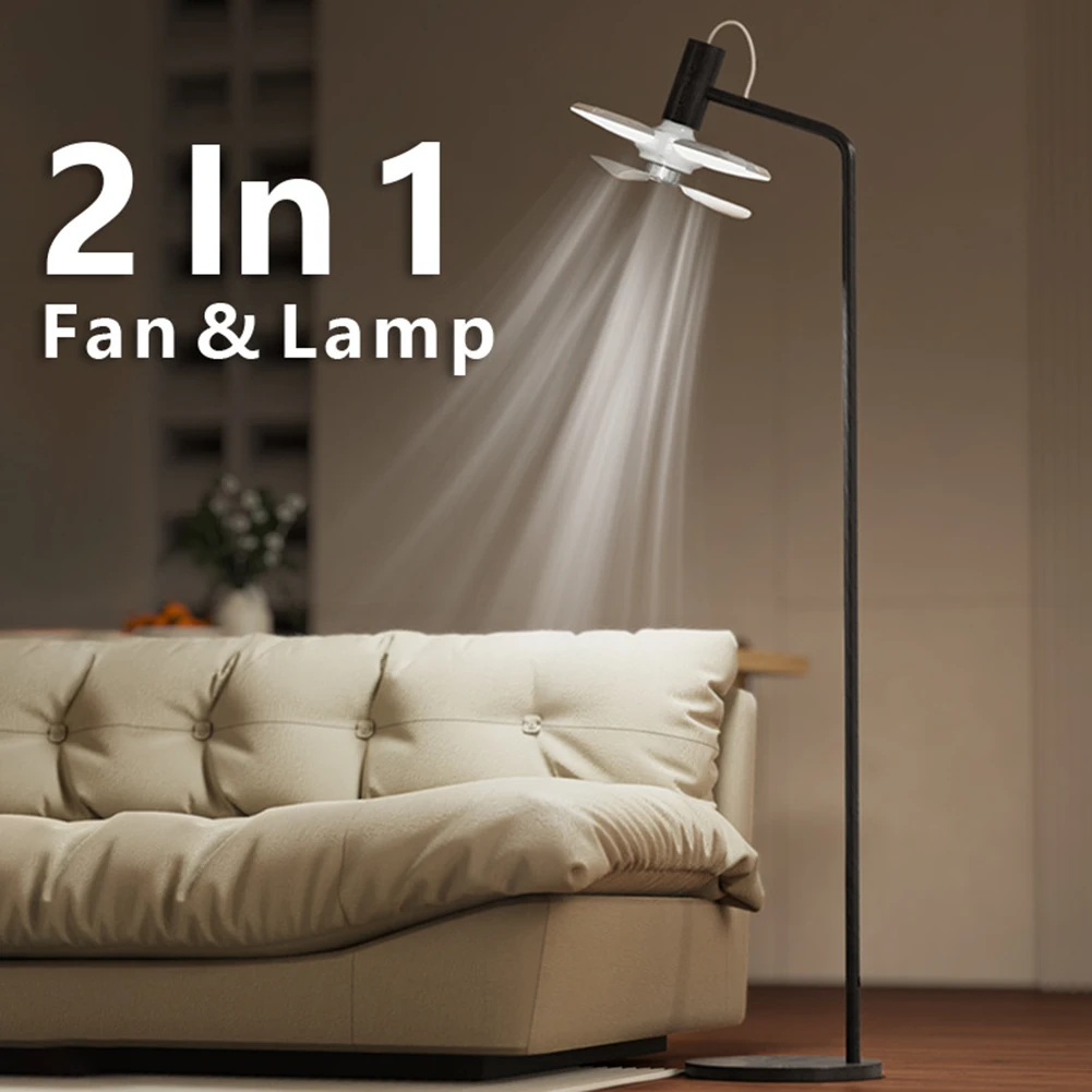 Modern Ceiling Fan with Lights Remote Control Silent Ceiling Fan for Kitchen Bedroom Basement Dining Living Room