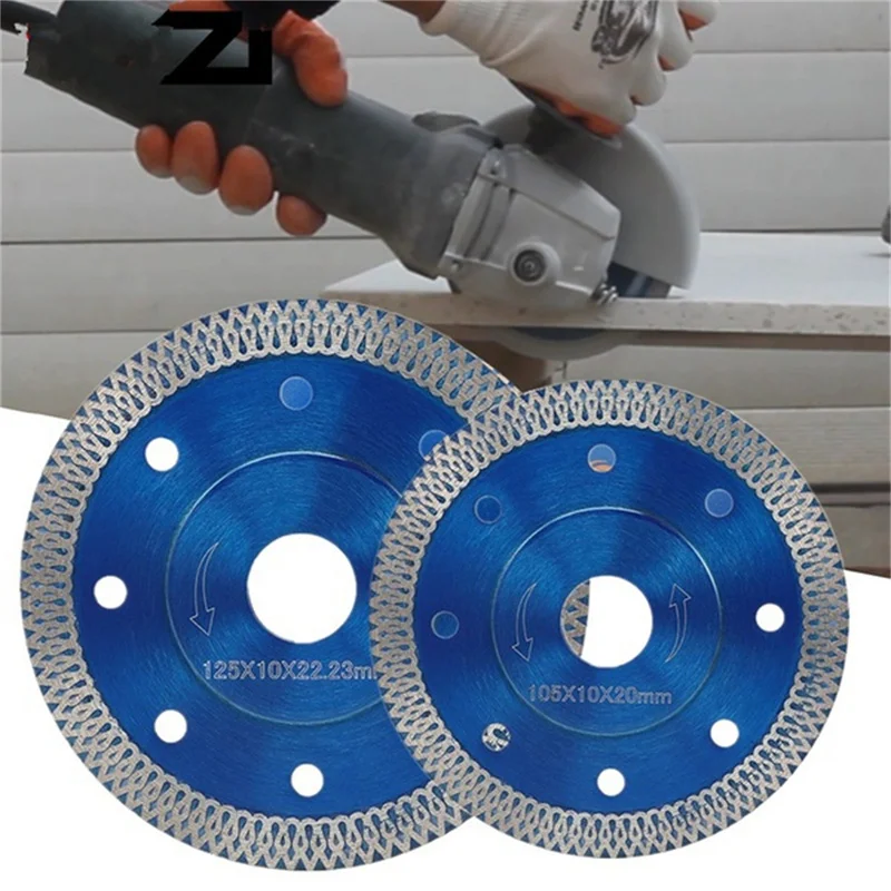 

Diamond Saw Blade For Porcelain Tile Ceramic Dry Cutting Aggressive Disc Marble Granite Stone Saw Blade Wave Style 105/115/125mm