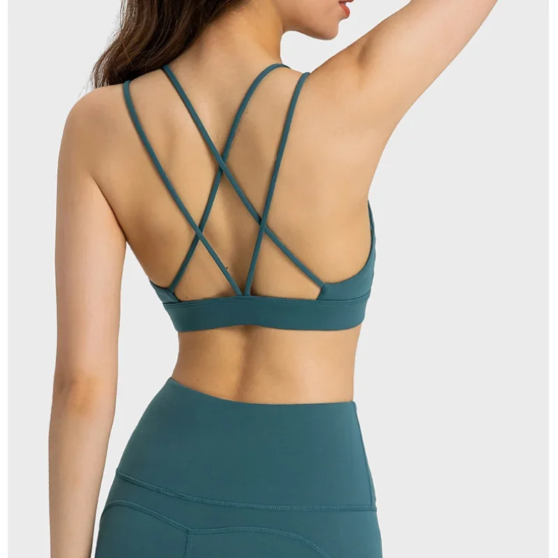 Solid Color Yoga Tight Sports Bras For Women Women's Fitness Zipper Bra Sportswear Woman Gym Training Female Crop Tops