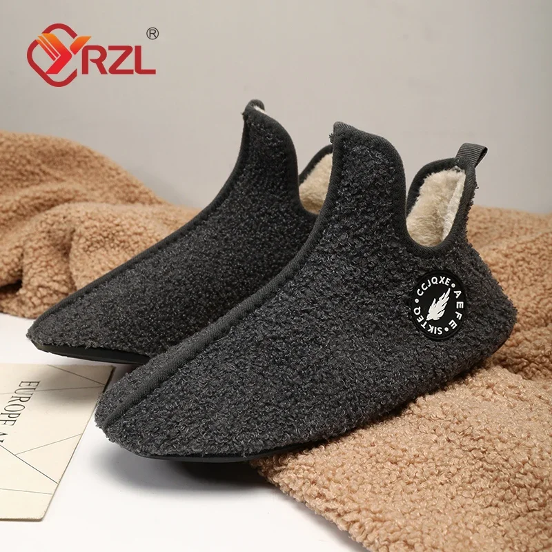 Wool Slippers Best Breathable Mens Slippers YRZL Winter Cotton