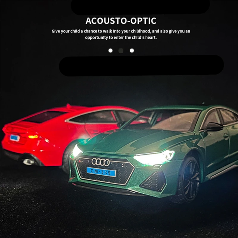 Audi RS7 1/18 高品質合金ミニカー ライト音付き Audi RS7 1/18 高品質合金ミニカー ライト音付き Amazon.co.jp