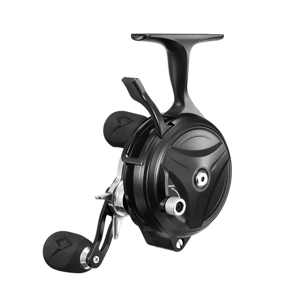 Piscifun Flame Piscifun Fishing Reels Piscifun ICX Carbon Ice Fishing Reel,  Inline FreeSpool Ice Reel Magnetic