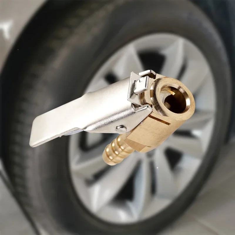 1pcs Auto Air Pump Chuck Clip Car Truck Tyre Tire Inflator Valve Connector Car 6.3mm 8mm Clamp Tire Repair Tools