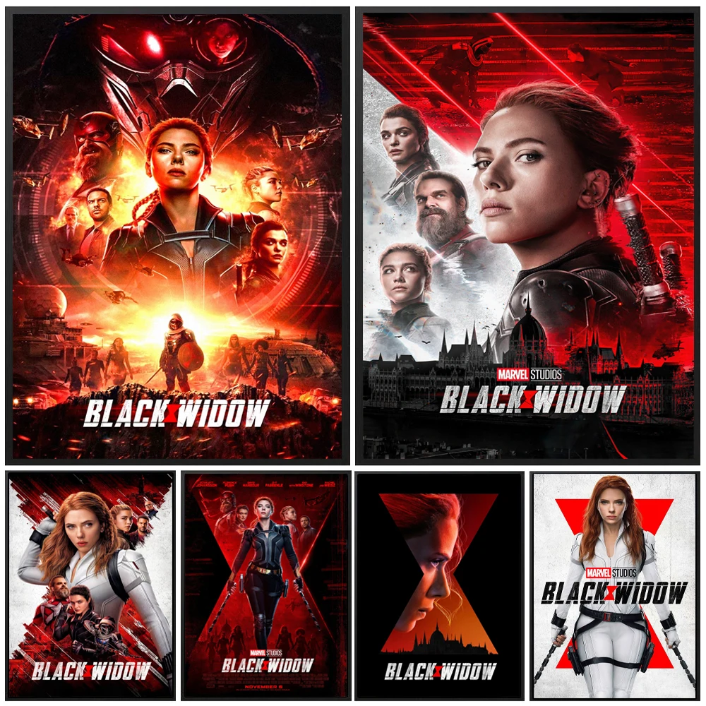 Didsney-Póster de película de Viuda Negra, superhéroe de Los Vengadores de  Marvel, arte de pared, pintura en lienzo, impresiones, sala de estar,  dormitorio, decoración del hogar - AliExpress, image size:1000x1000