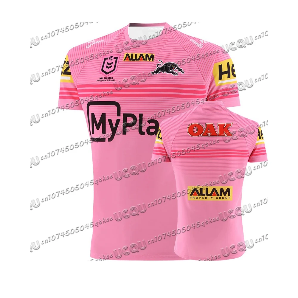 Australia Penrith Panthers Mens Home Jersey Football Jersey Short Sleeve Casual Outdoor Women's Men's Children T-shirt