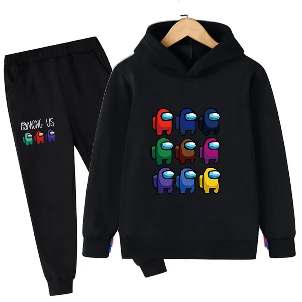 thumbnail image 1 of Conjunto de 2 piezas de sudadera y pantalones con estampado de dibujos animados de Sonic para niños de 2 a 12 años, ropa para niños y niñas, trajes deportivos para primavera y otoño, novedad de 2024, 1 of 4