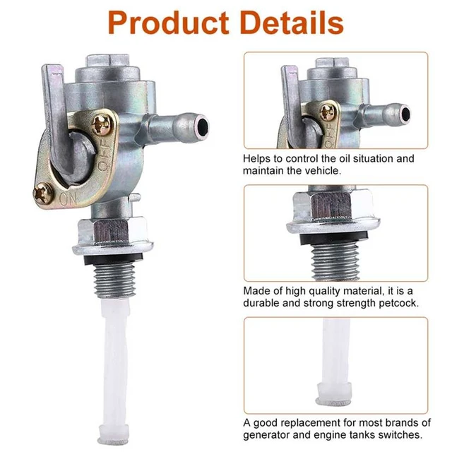 Interrupteur switch on off Robinet Reservoir essence carburant