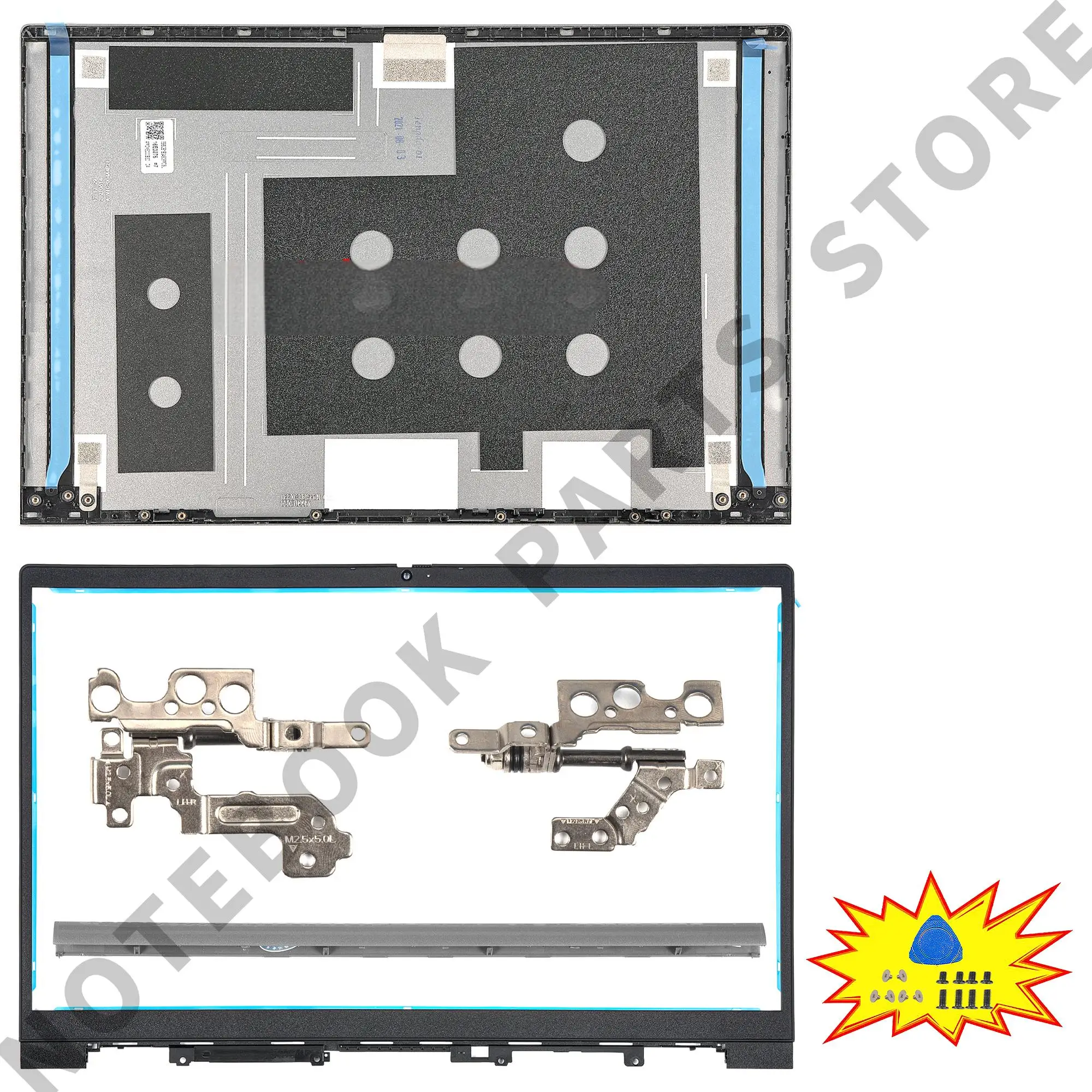 Parts For ThinkBook 15 G2 ARE For ThinkBook 15 G2 ITL 15 G3 ACL Top Cover/Bezel LCD Hinges laptop Parts Replace 15.6inch