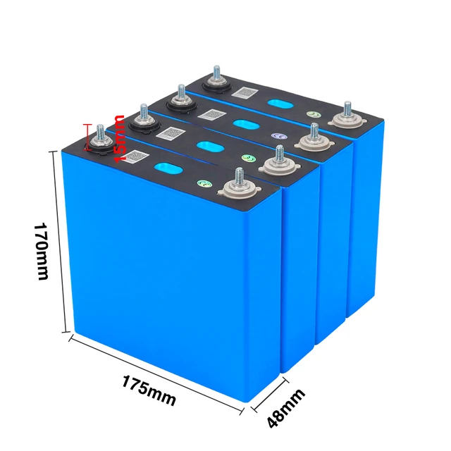 8pcs 3.2v 310Ah 280Ah 202Ah 135Ah Lifepo4 Rechargeable Battery Lithium Iron  Phosphate Solar Cell 4S