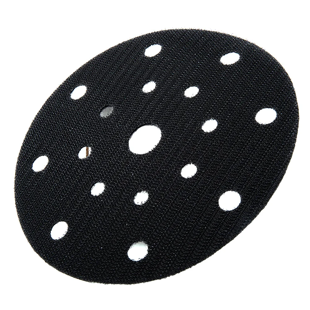 

6 Inch 17 Holes Interface Pad Protection Disc 150mm For Sander Hook&Loop Black Sanding Machine Protective Pad Power Tools Access