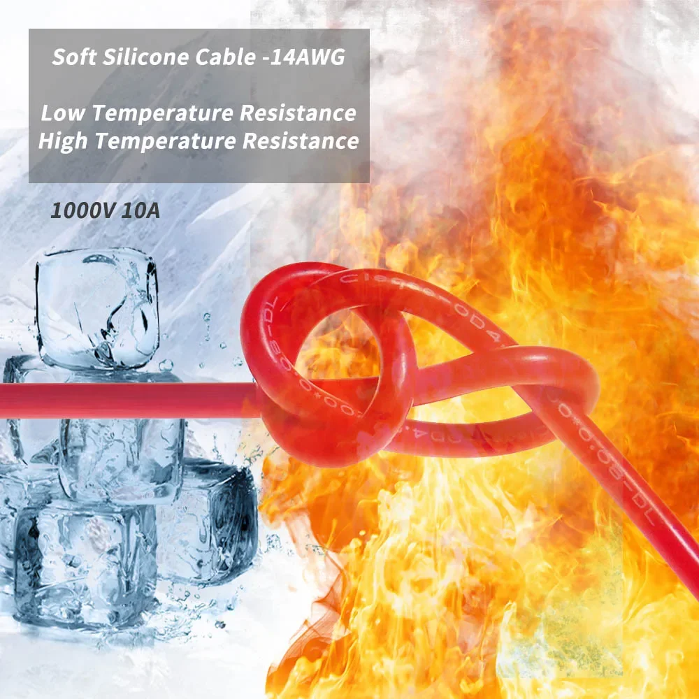 Cleqee P1050B 고품질 바나나 플러그 멀티미터 실리콘 테스트 리드 키트, 피어싱 프로브, 악어 클립, 스페이드 플러그 포함, 4mm