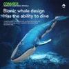 Underwater RC submarine Remote Control Whales shark Submarines Boat toy Ship Diving In Pools Lake Gift water toys for children 2
