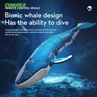 Underwater RC submarine Remote Control Whales shark Submarines Boat toy Ship Diving In Pools Lake Gift water toys for children 2