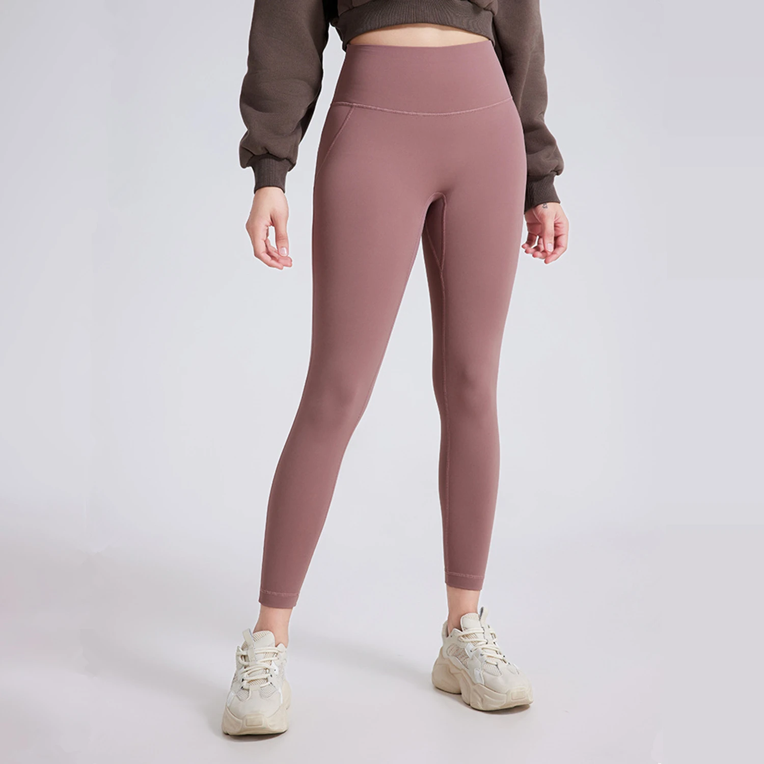 

Winter Women Sport Leggings Plush Warm Leggins High Waist Yoga Pant Hip Lifting Running Trouser Hidden Pocket Gym Fitness Tights