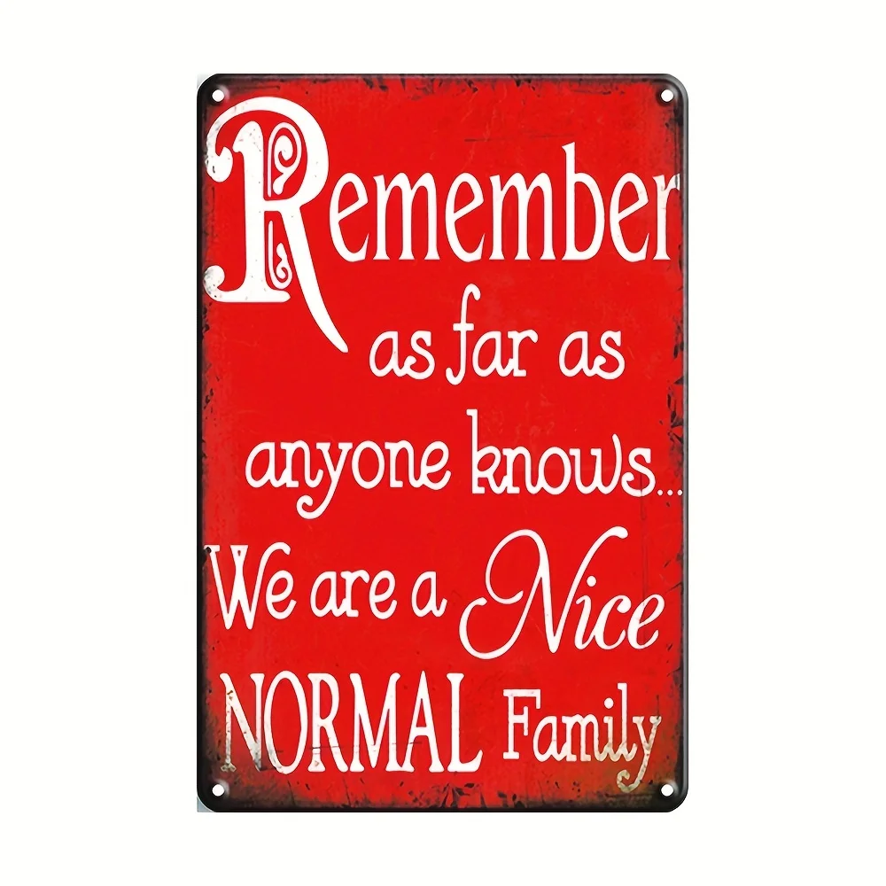 

Remember We Are A Good Common Home Decor Metal Tin Sign, Vintage Plaque Decor Wall Art, Wall Decor, Room Decor