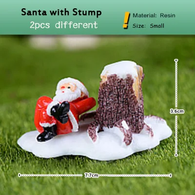 Whimsical Holiday Snowman and Santa Claus Figurine Duo - Charming Home & Garden Decor