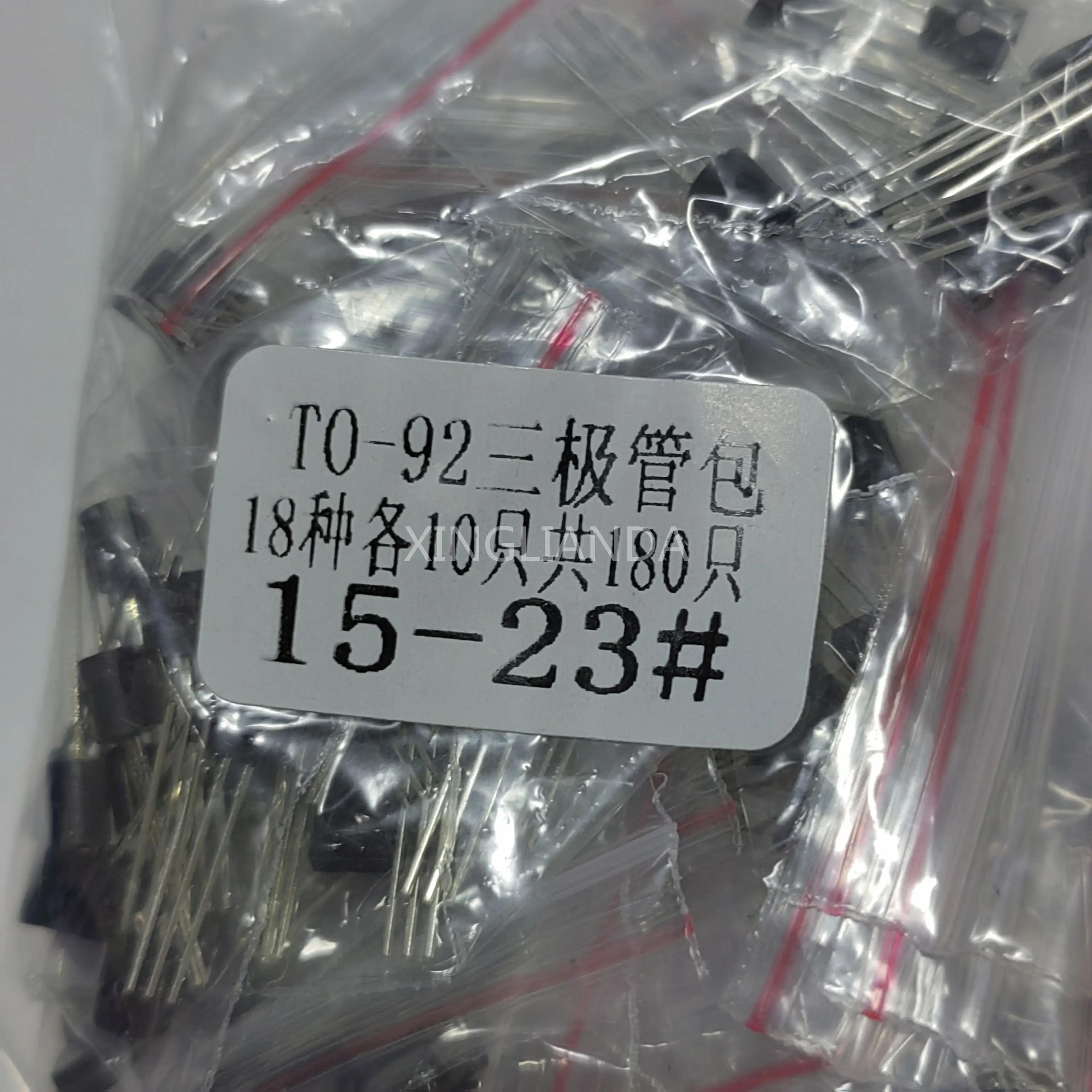 트랜지스터 부품 모듬 키트, 18 값 X10 PCs = 180PCs, 2N2222, S9012, S9013, S9014, A1015, C1815, S8050, S8550, TO-92, 신제품