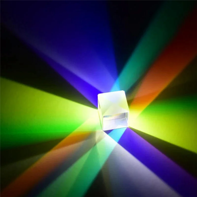 Y10A-Prism RGB Combiner Splitter Dichroic Prism Decoration Physics Teaching Tools Photograph Research Educational Gift
