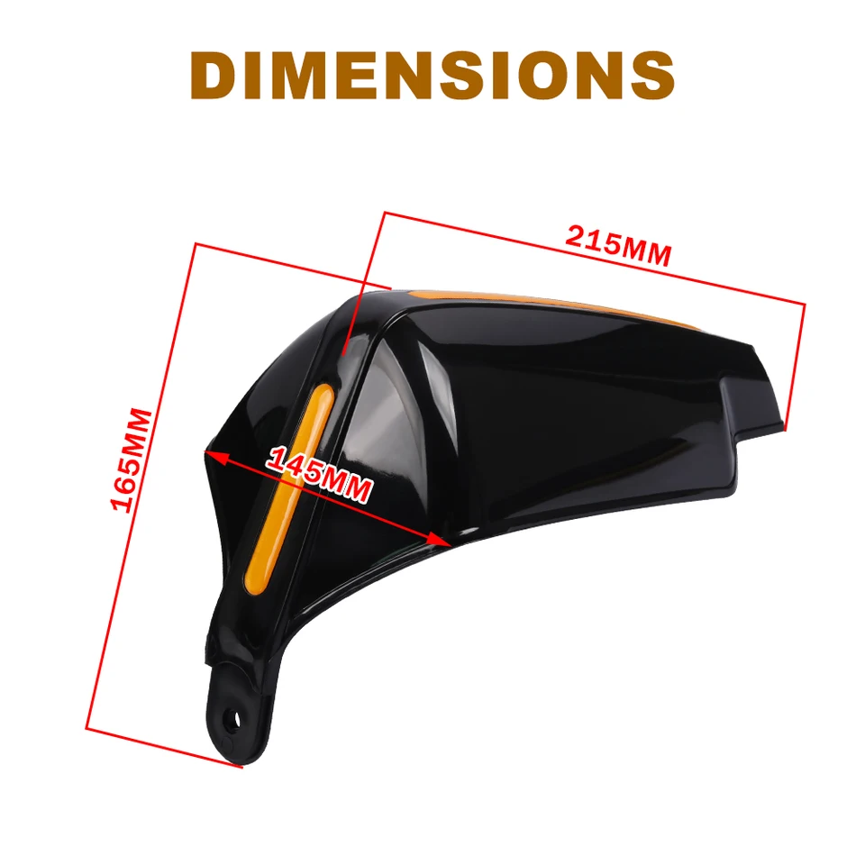 Protège-mains Pour Guidon Piaggio MP3 300/400/500 - Noir, ABS + Aluminium, Protection Contre Le Vent Et Débris