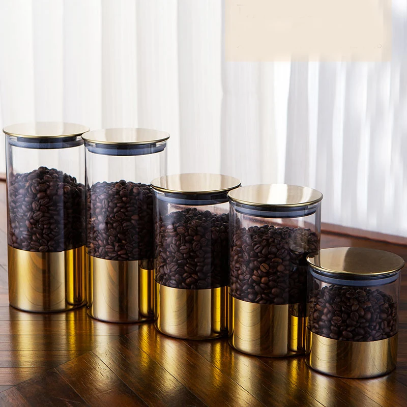 Simple Art Transparent Glass Sealed Jar with Lid 3 Simple Art Transparent Glass Sealed Jar with Lid 3