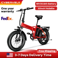 Cybervelo EK4 EK5 MARS700 Removable Battery EBike,28MPH,1000W Folding Electric Bike,80 Miles Max Range Adults, one year warrenty