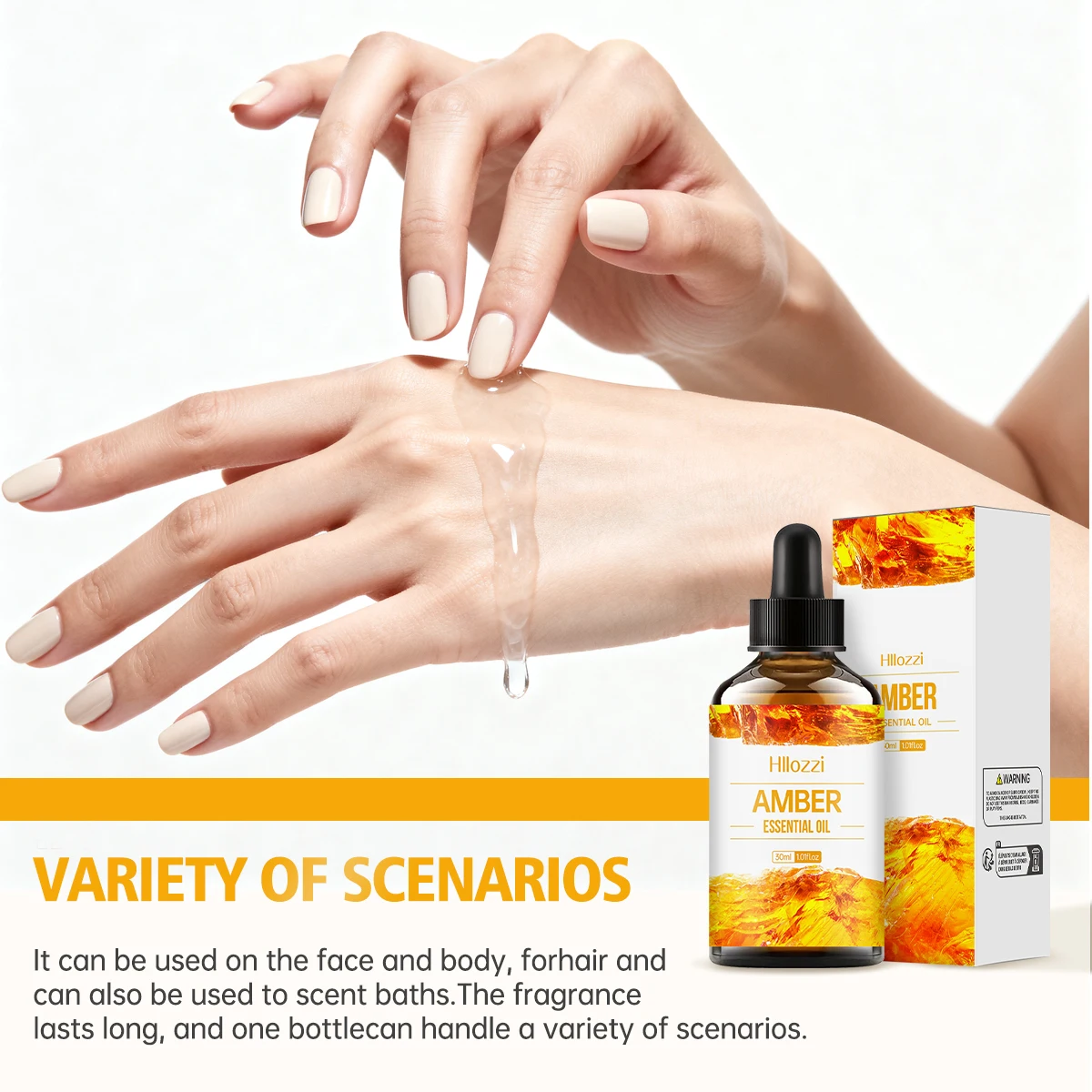 Amber Essential Oil for Relaxation and Better Sleep, Calming Scent for Stress Relief, Aromatherapy Diffuser, Meditation, Massage S887ea82bece747ad9690b09b48348c7f6