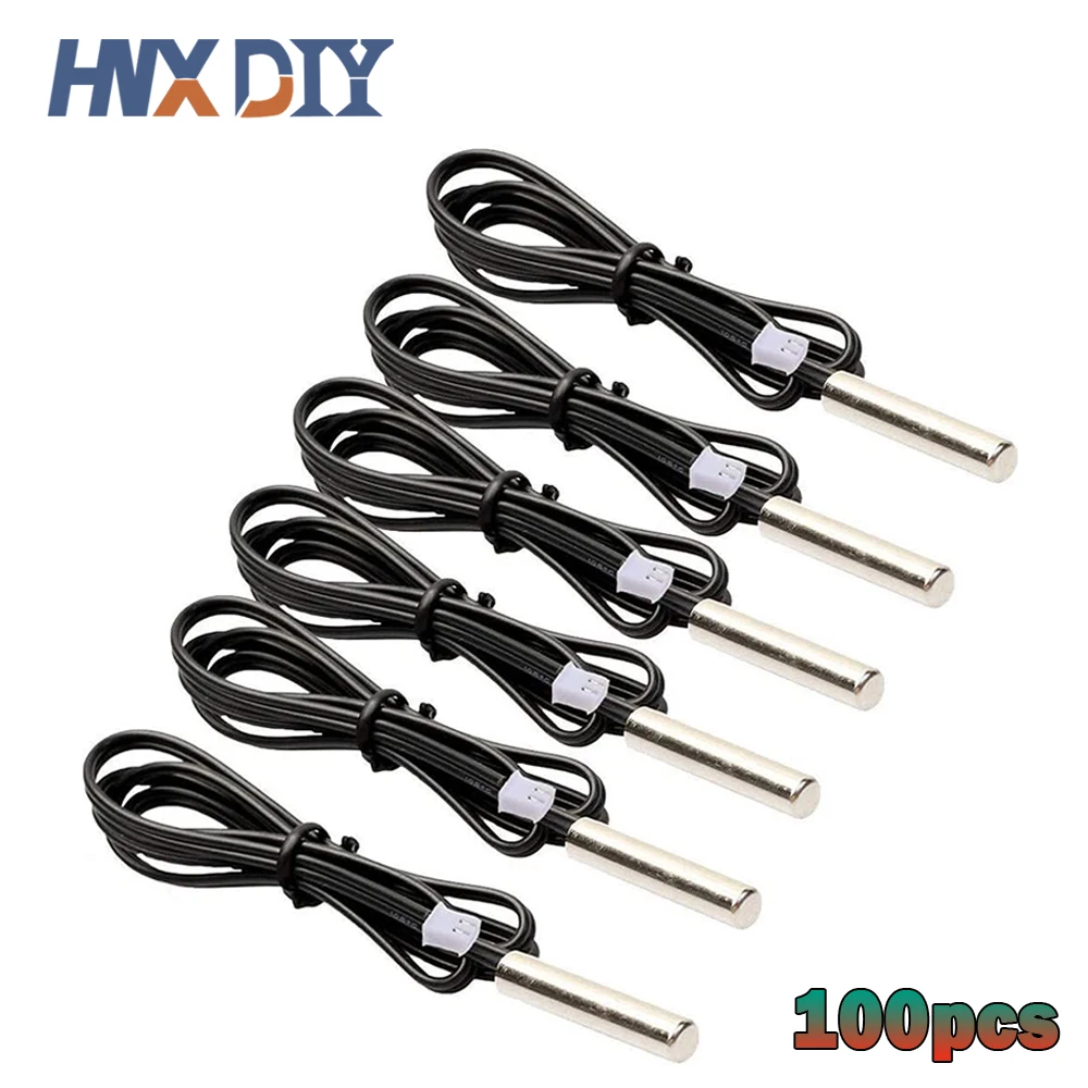100pcs100200cmWaterproofNTC10K139501M2MThermistorAccuracy
