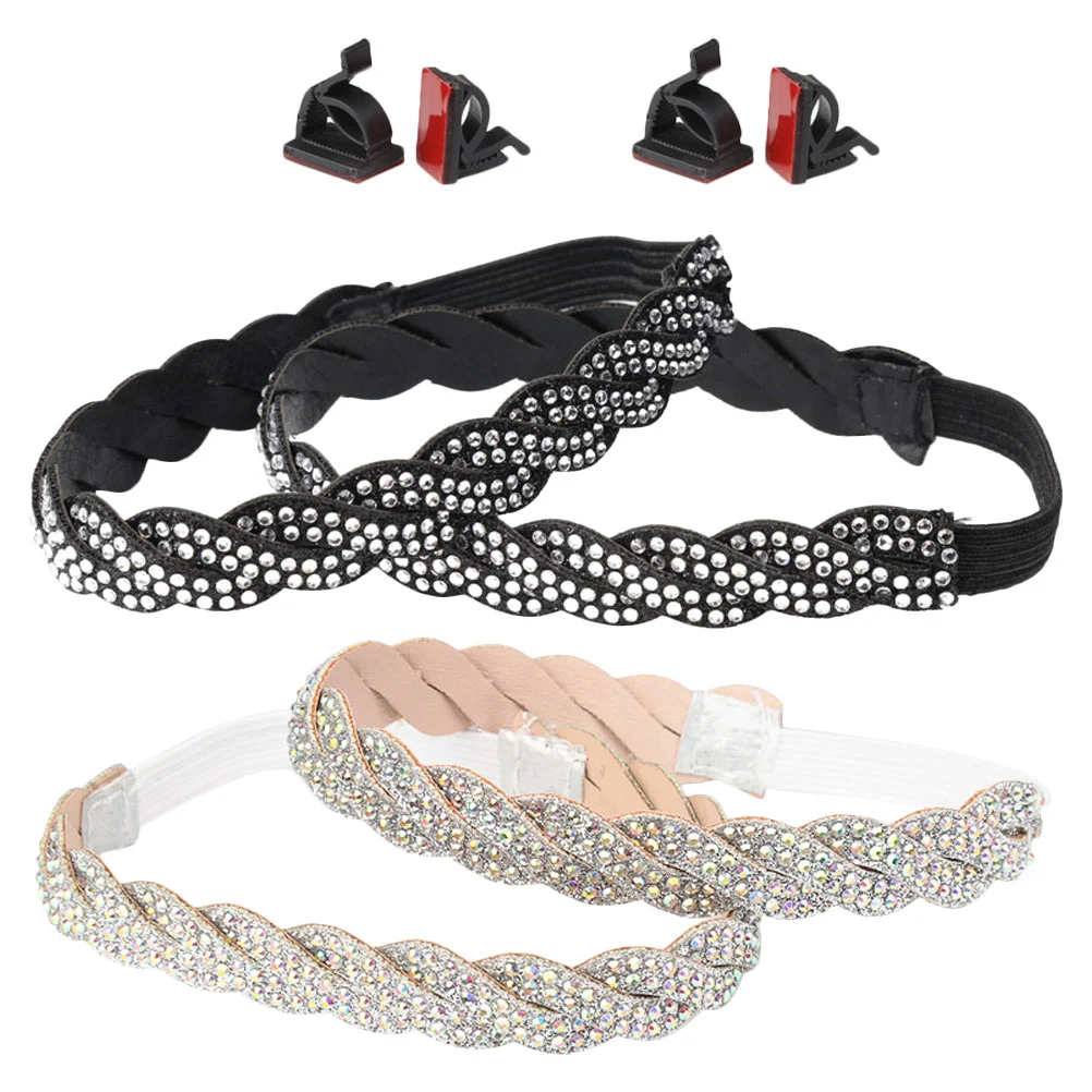 

4 Pcs High Heels Anti Drop Shoe Laces Replacement Ankle Straps for Slip Elastic Shoelace Miss Anti-loose